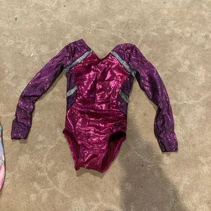 long sleeve gymnastics leotard